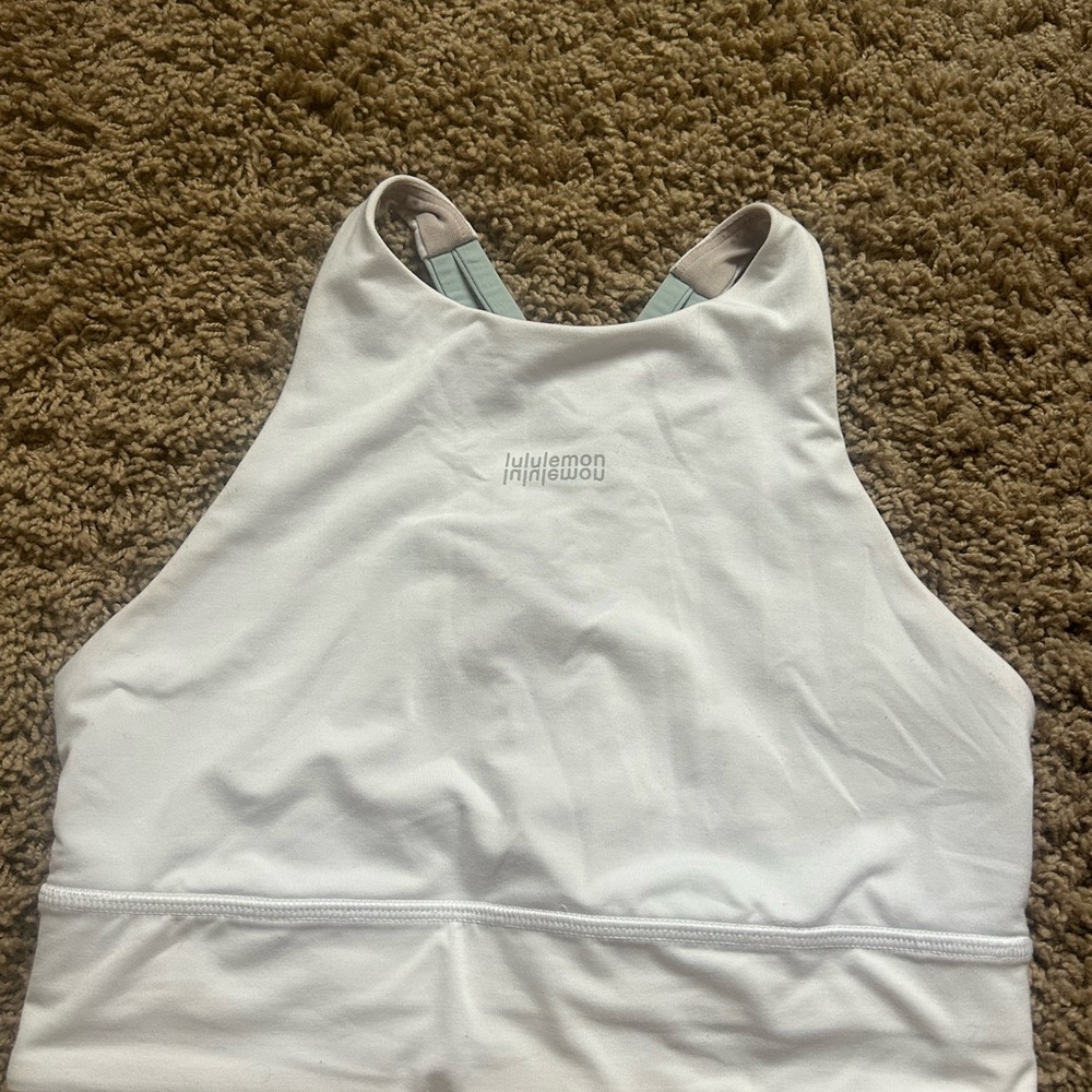 lululemon energy High-Neck White Bra